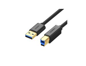 Kabel Ugreen US210 30753 do drukarki USB-A 3.0 / USB-B 5Gbps 1m - czarny