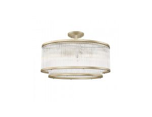 Lampa sufitowa SERGIO kolor złoty mat/transparentny metal/szkło, 6xE14 IP20 C0528-06H-V6AC Zuma Line