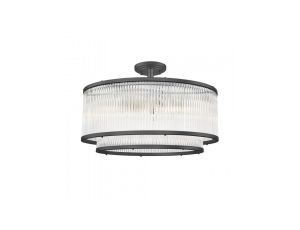 Lampa wisząca SERGIO kolor czarny mat metal/szkło, 6xE14 IP20 C0528-06H-P7AC Zuma Line