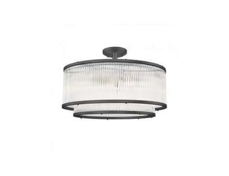 Lampa wisząca SERGIO kolor czarny mat metal/szkło, 6xE14 IP20 C0528-06H-P7AC Zuma Line