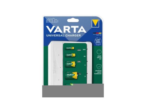 ŁADOWARKA VARTA UNIVERSAL CHARGER 9V,R14,R20 (bez akumulatorów)