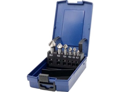 ZESTAW POGŁĘBIACZY HSS DIN335C 90° CBN 6.3-20.5