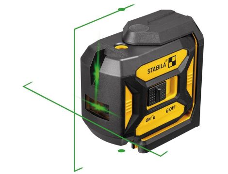 Laser krzyżowo-pionujący STABILA  LAX 320G 5- częściowy zestaw
