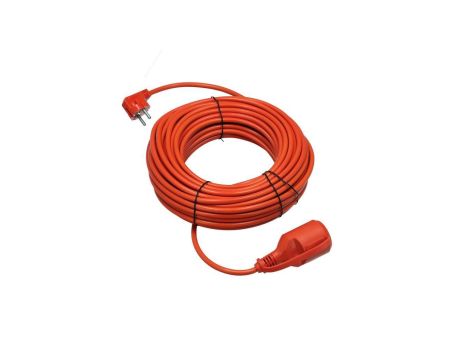 Przedłużacz ogrodowy pomarańczowy 25m (3X1,5mm) IP44, gniazdo Schuko HOROZ ELECTRIC