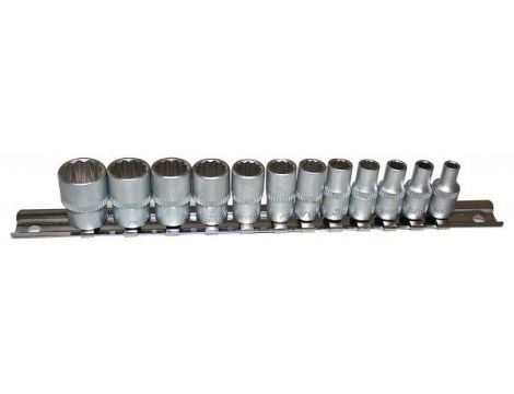 ASTA NASADKI 1/4" 12KĄT.CALOWE ZESTAW