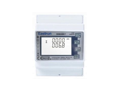 Licznik energii 3-faz trójfazowy LCD do przekładników prądowych MODBUS zdalny MID
