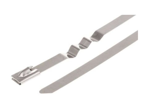 Opaska kablowa 200mm 7,9 mm Stal nierdzewna 316 100 sztuk RS PRO