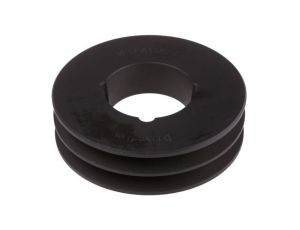 Krążek, śr. całkowita: 123.5mm, śr. otworu: 42mm, l. rowków: 2, Żeliwo, stal