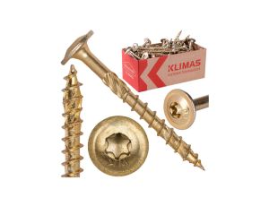 Wkręty ciesielskie z łbem podkładkowym i gniazdem WKCP TX 8,0x80 Wkręt-met /50szt/