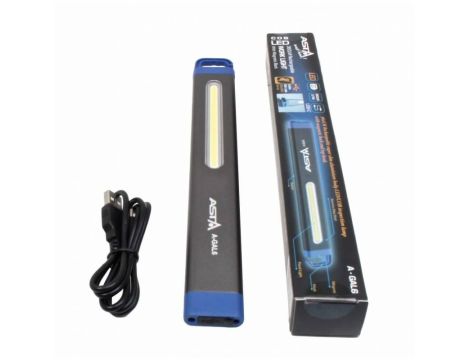 ASTA LAMPA AKUMULATOROWA LED COB ZE STOPU AL 360LM