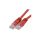 Patchcord UTP kat.5e kabel sieciowy LAN 2x RJ45 linka czerwony 0,25m