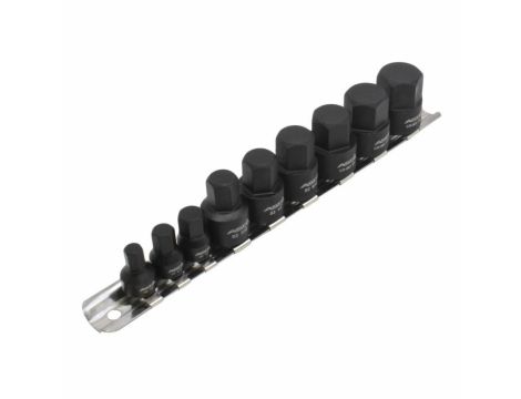 ASTA ZESTAW UDAROWYCH KLUCZY NASADOWYCH HEX CALOWE 1/4" - 3/8"