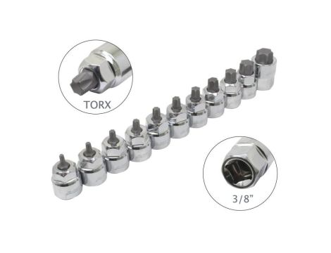 ASTA NASADKI NISKOPROFILOWE – TORX 3/8” NA SZYNIE