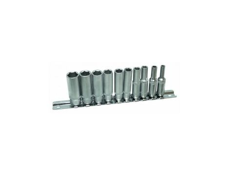 ASTA NASADKI RĘCZNE DŁUGIE 6-KĄT 1/4" NA ASTA NASADKI RĘCZNE 12KT 1/4" NA SZYNIE 4-13mm