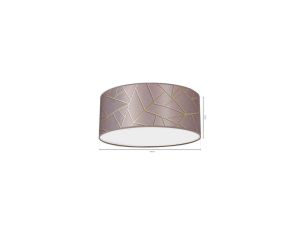 Kinkiet kolro orzech G9 okrągły LUNA 6229 TK Lighting