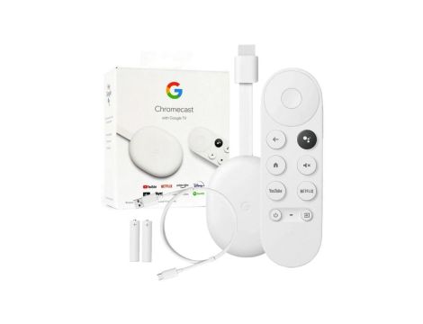 Odtwarzacz multimedialny Google Chromecast 4K z Google TV