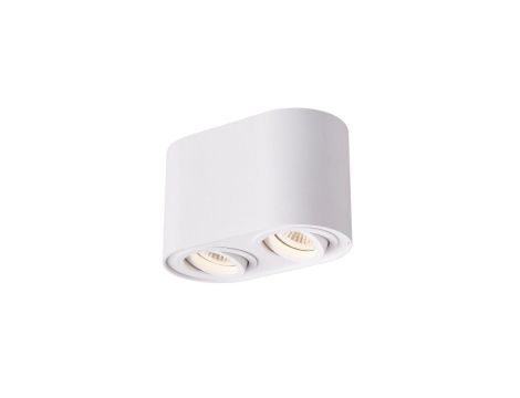 Spot tuba natynkowa podwójna RONDOC kolor biały metal, 2xGU10 IP20 ACGU10-190-N Zuma Line