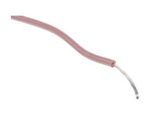 Przewód o podwyższonej odporności izolacja silikonowa Brązowy, 25m 0,5 mm 16/0,2 mm, 750 V, -60 → +180 C, Ø