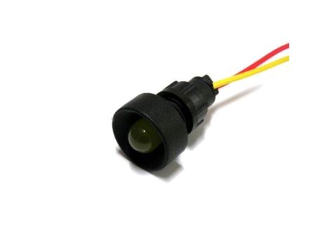 Lampka LED żółta 12-24V AC/DC (klosz 10mm)