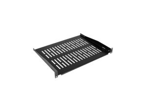 Półka stała do szafy RACK 19 1U 350mm czarna NEKU