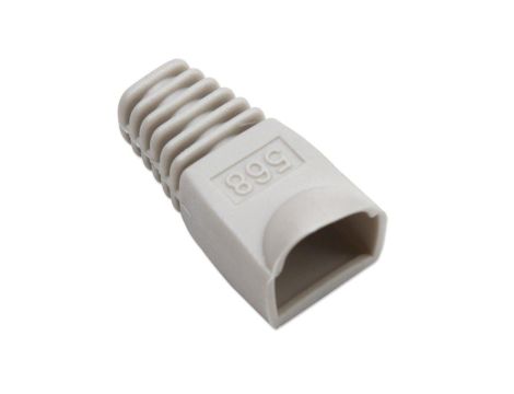 Osłonka Wtyku RJ45 6.2mm Szara /10 sztuk/