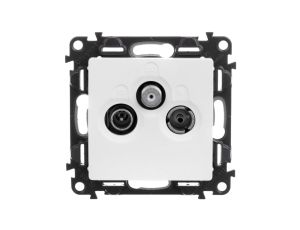 VALENA LIFE Gniazdo antenowe RTV/SAT końcowe biały 753152