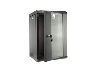 Szafa wisząca RACK 10 cali 9U 300mm czarna NEKU TS