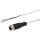 Kabel połączeniowy, 10m, M12 żeński (gniazdo) 3-PIN prosty, Końcówka wolna, 3x0,34mm, VKA0H025