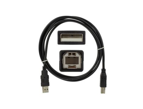 NEKU Kabel drukarkowy USB 2.0 A / B (wtyk / wtyk) czarny 3m
