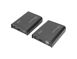 Urządzenie przełącznik KVM czarny Kat 5,5e,6 DS-55202