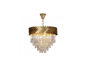 Lampa wisząca LYON kolor złoty/przezroczysty metal/szkło, 9xE14 IP20 23910/9 Zuma Line