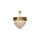 Lampa wisząca LYON kolor złoty/przezroczysty metal/szkło, 9xE14 IP20 23910/9 Zuma Line