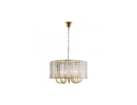 Lampa wisząca PARIS kolor złoty/przezroczysty metal/szkło, 6xE14 IP20 1906/6 Zuma Line