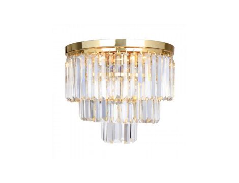 Lampa sufitowa AMEDEO kolor złoty/przezroczysty metal/szkło, E27 IP20 C17106/1 Zuma Line