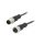 M12A04ML12AFLSB001 Kabel do czujników/automatyki 4PIN M12-M12 1m wtyk wtyk
