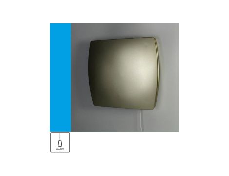 Wentylator domowy Eol F15PGF przełącznik pociągany, fi 150 mm, kolor złoty