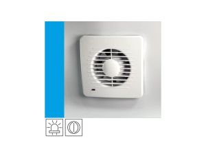 Wentylator domowy Aero DS100L+ kontrolka LED, klapka zwrotna, fi 100 mm, kolor biały