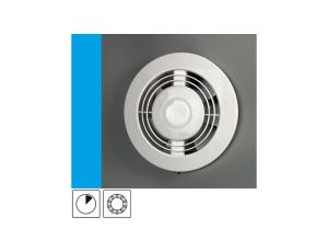 Wentylator domowy Komfort 100T wyłącznik czasowy, łożysko kulkowe, fi 100 mm, kolor biały