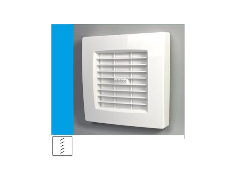 Wentylator domowy Atol 100AB automatyczna żaluzja, STANDARD, fi 100 mm, kolor biały