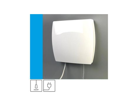 Wentylator domowy Eol F15 przewód z wtyczką, fi 150 mm, kolor biały