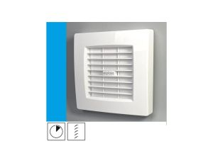 Wentylator domowy Atol 100AT automatyczna żaluzja, wyłącznik czasowy, fi 100 mm, kolor biały