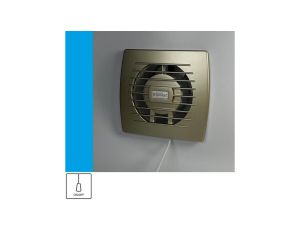 Wentylator domowy Eol 100PGF przełącznik pociągany, fi 100 mm, kolor złoty