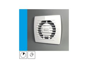 Wentylator domowy Eol 100HT czujnik wilgotności z opóźnieniem czasowym, fi 100 mm, kolor biały