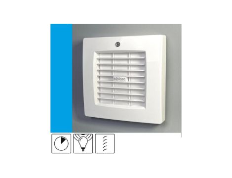 Wentylator domowy Atol 100AFT timer, automatyczna żaluzja, fotokomórka z opóźnieniem czasowym, fi 100 mm, kolor biały