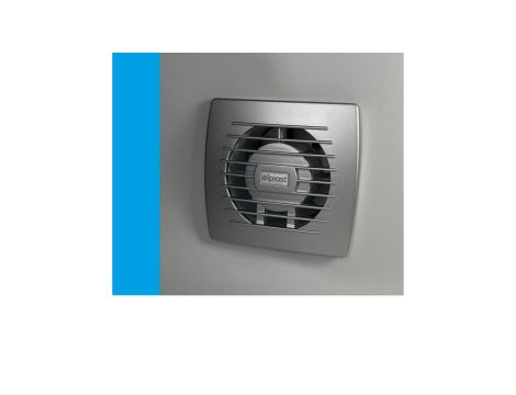 Wentylator domowy Eol 100BSF STANDARD, fi 100 mm, kolor srebrny
