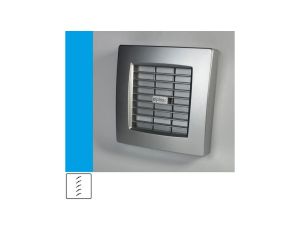 Wentylator domowy Atol 100ABSF automatyczna żaluzja, STANDARD, fi 100 mm, kolor srebrny