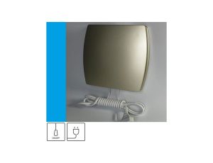 Wentylator domowy Eol F12GF przewód z wtyczką, fi 120 mm, kolor złoty