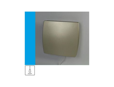 Wentylator domowy Eol F10PGF przełącznik pociągany, fi 100 mm, kolor złoty