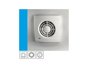 Wentylator domowy Aero VK100L+ kontrolka LED, klapka zwrotna, łożysko kulkowe, fi 100 mm, kolor biały