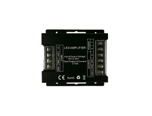 Amplifier RGB czarny 30A 360W 12V 12/24VDC czarny